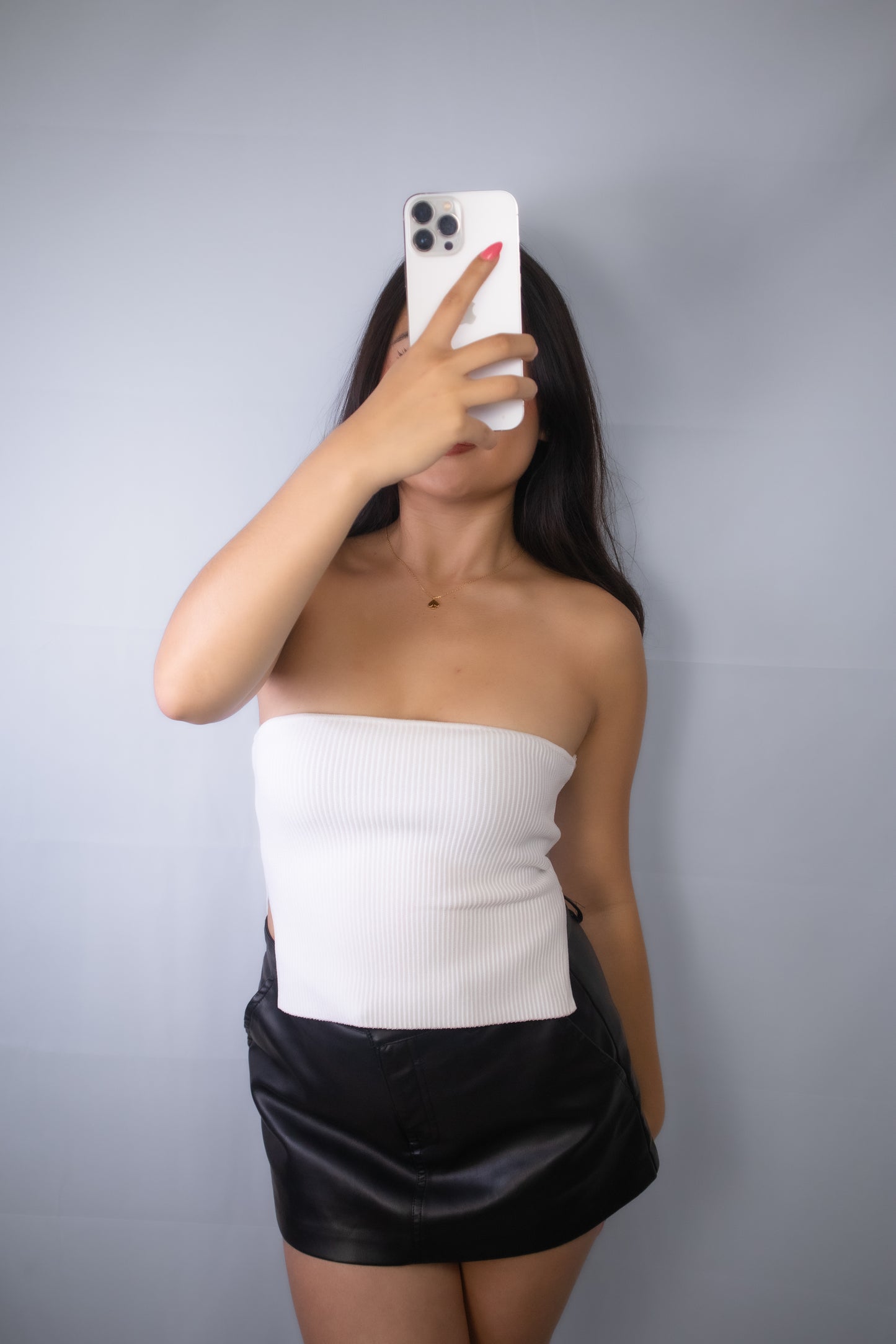 Steady Ribbed Tube Top with Slit